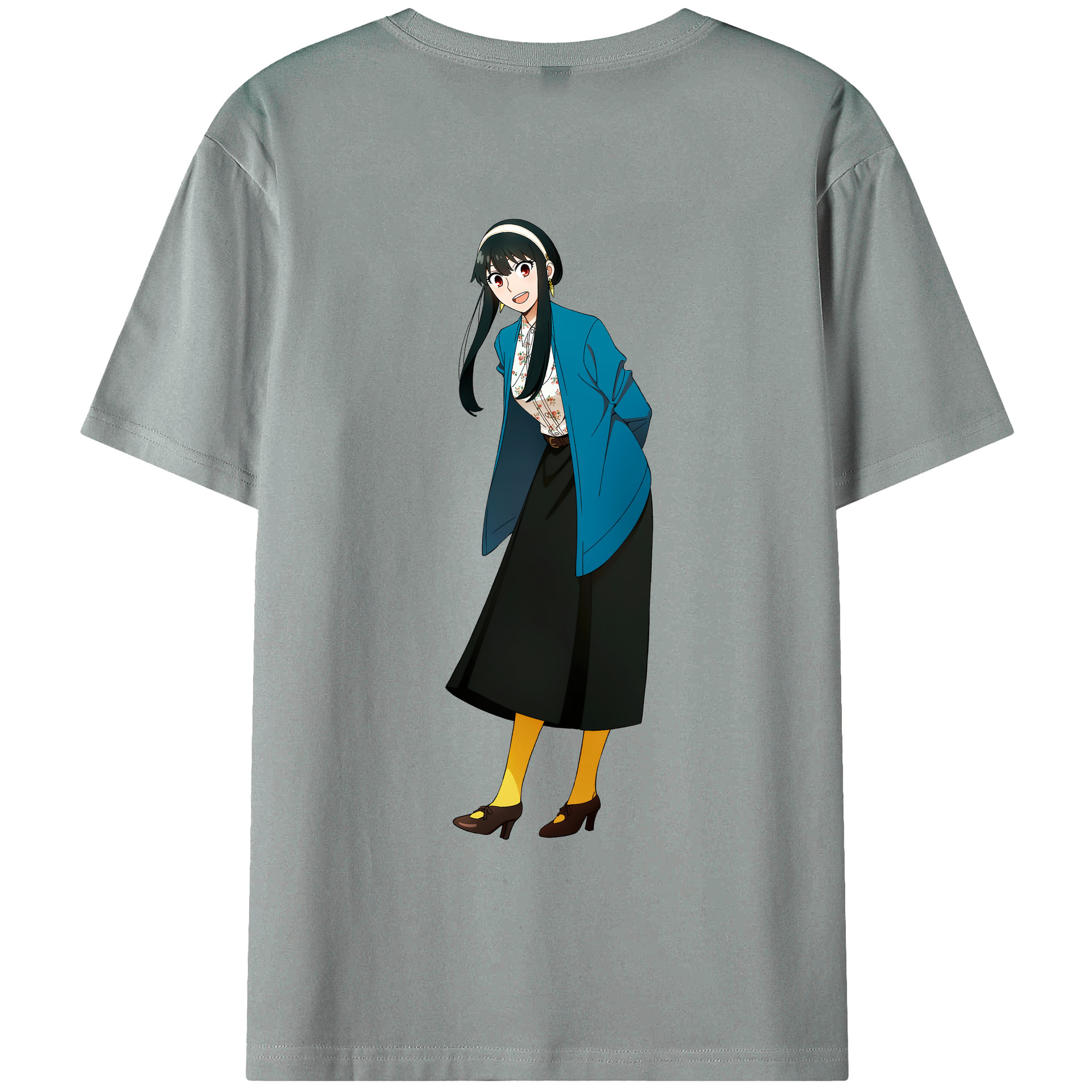 （画像用） SPY×FAMILY间谍家家酒 綿100％ メンズ半袖Tシャツ（バックプリント） 通気性